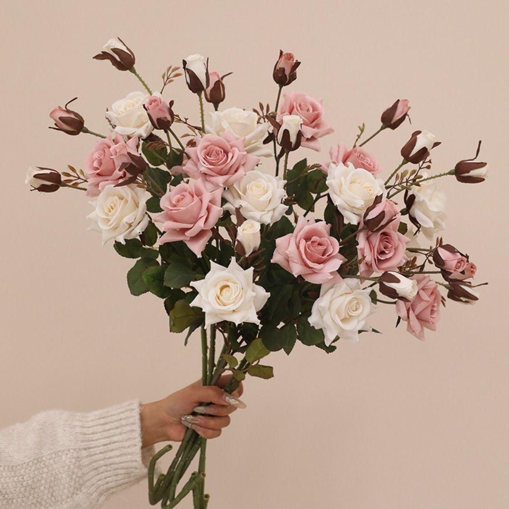 Luxury Artificial Rose Branch Retro Fake Flowers Simulation Rose Flower Birthday Decor рожевий
Luxury Artificial Rose Branch Retro Fake Flowers Simulation Rose Flower Birthday Decor рожевий