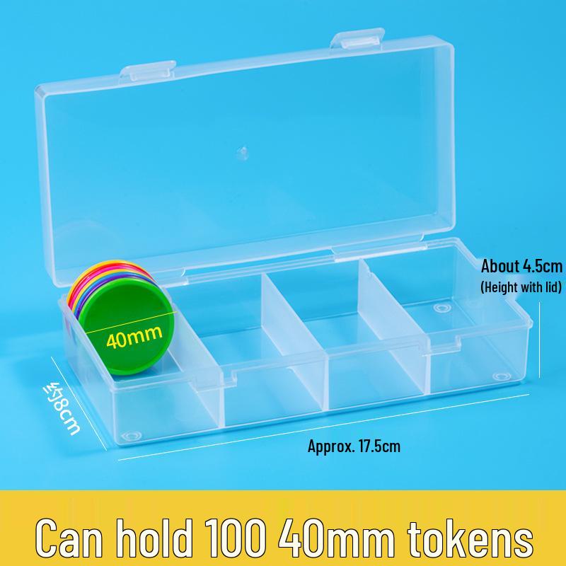 Transparent Acrylic Chip Rack with Lid - Holds 100 Texas Hold em Chips
Transparent Acrylic Chip Rack with Lid - Holds 100 Texas Hold em Chips