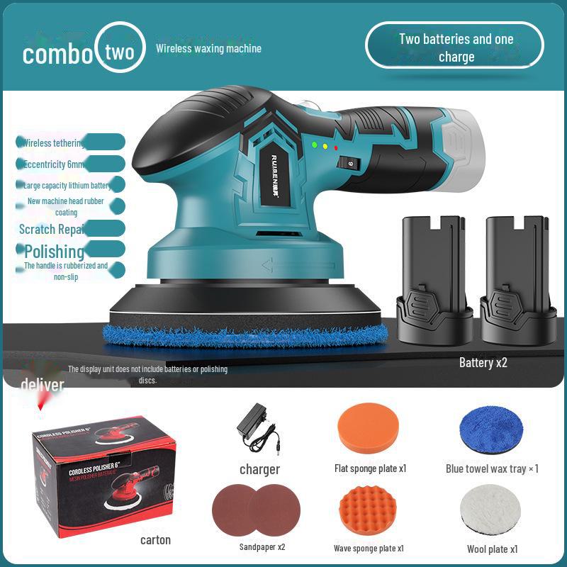 Настраиваемая беспроводная машина для полировки и воскования - питание от литиевой батареи
Настраиваемая беспроводная машина для полировки и воскования - питание от литиевой батареи