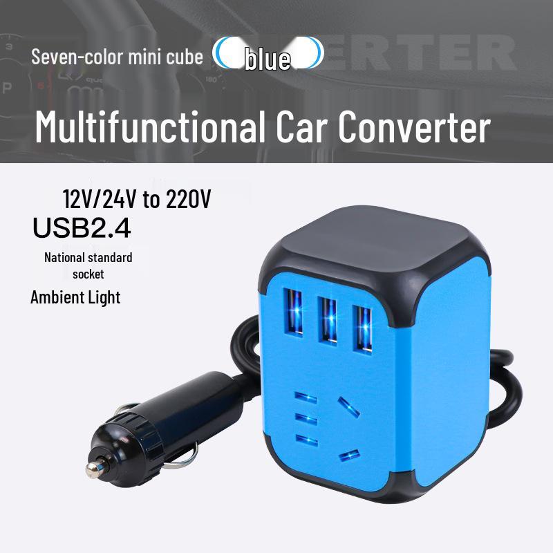 Car & Truck 12V/24V to 220V Power Inverter with USB Quick Charge
Car & Truck 12V/24V to 220V Power Inverter with USB Quick Charge