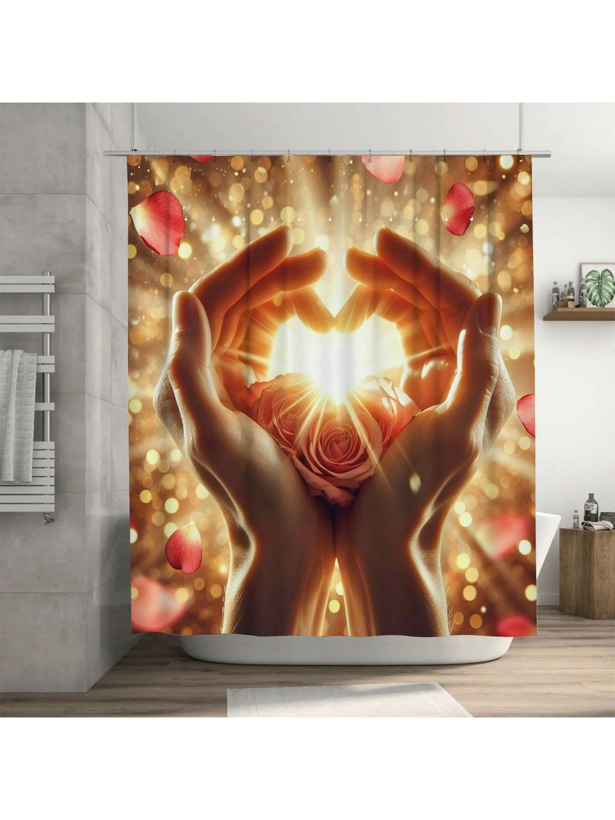 3D Romantic Hands Shower Curtain | Elegant And Cozy Bathroom Decor W60H190(CM)-1 Pcs
3D Romantic Hands Shower Curtain | Elegant And Cozy Bathroom Decor W60H190(CM)-1 Pcs