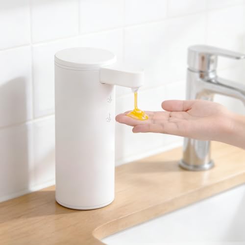 LAOPAO Automatic Liquid Dishwashing Soap Dispenser, Stainless Steel, Two-Level Discharge Adjustment by Sensor Distance, White, Hand Soap Dispenser, No
LAOPAO Automatic Liquid Dishwashing Soap Dispenser, Stainless Steel, Two-Level Discharge Adjustment by Sensor Distance, White, Hand Soap Dispenser, No