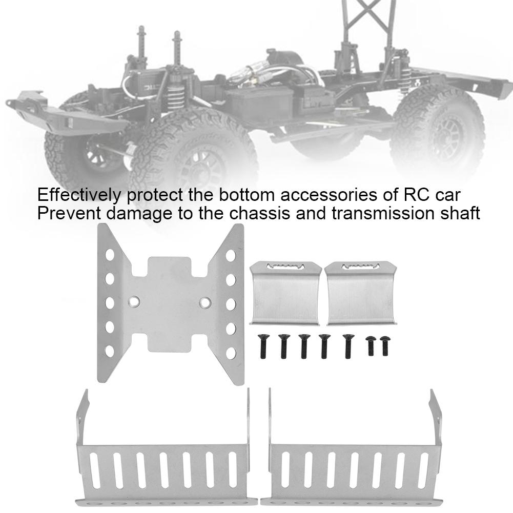 5pcs / Set Stainless Steel Axle Protective Plates Bottom Chassis Armor for Axial SCX10 III AXI03007 RC Crawler
5pcs / Set Stainless Steel Axle Protective Plates Bottom Chassis Armor for Axial SCX10 III AXI03007 RC Crawler