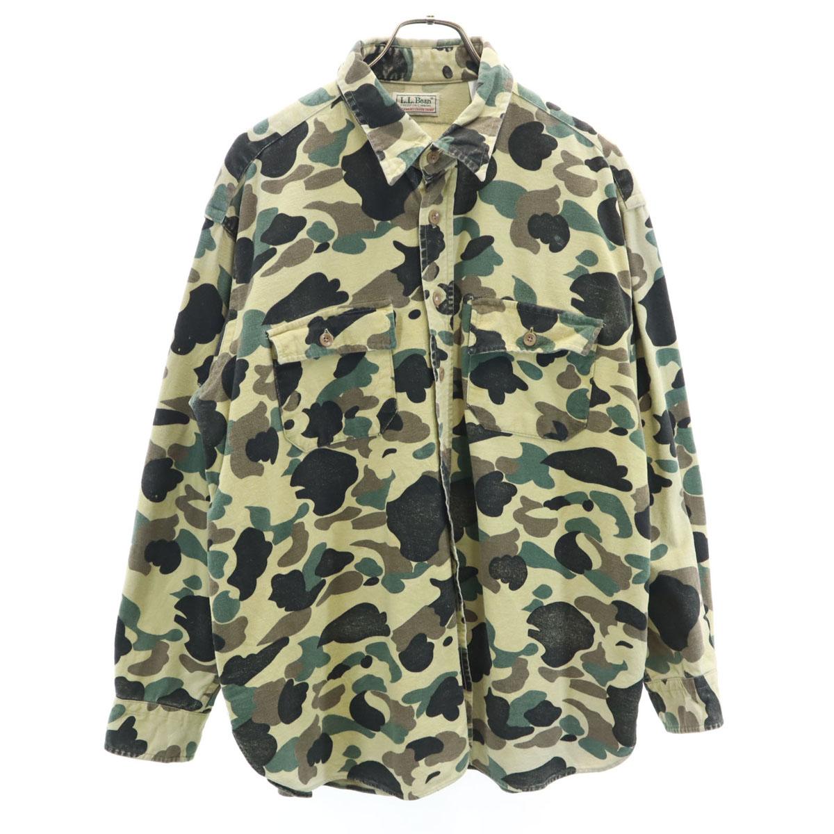 L.L.Bean 80s Vintage USA made More Shirt Duck Hunter Camo Pattern Long sleeve Cotton shirt Men s Used
L.L.Bean 80s Vintage USA made More Shirt Duck Hunter Camo Pattern Long sleeve Cotton shirt Men s Used