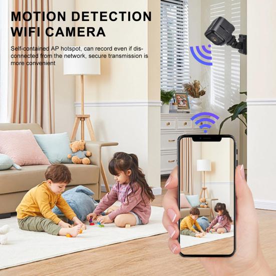 1080P Wi-Fi камера з інфрачервоним нічним баченням Рішення для домашньої безпеки HD-сумісна камера з функцією виявлення руху на карті пам’яті срібло сірий колір
1080P Wi-Fi камера з інфрачервоним нічним баченням Рішення для домашньої безпеки HD-сумісна камера з функцією виявлення руху на карті пам’яті срібло сірий колір