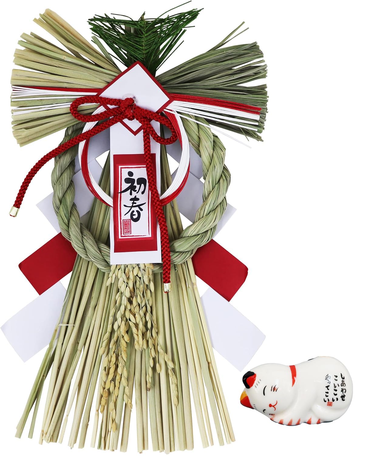 Osaka Choseido New Entrance Modern and Stylish Made in Japan by Shimekazari with Approximately 41cm Red and White Mutsumi Bonus Maneki Neko Chopstick
Osaka Choseido New Entrance Modern and Stylish Made in Japan by Shimekazari with Approximately 41cm Red and White Mutsumi Bonus Maneki Neko Chopstick