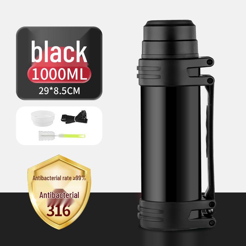 316 Stainless Steel Large Capacity Thermos Flask for Outdoor, Construction, Home Use - Portable Hot Water Bottle for Men and Women
316 Stainless Steel Large Capacity Thermos Flask for Outdoor, Construction, Home Use - Portable Hot Water Bottle for Men and Women