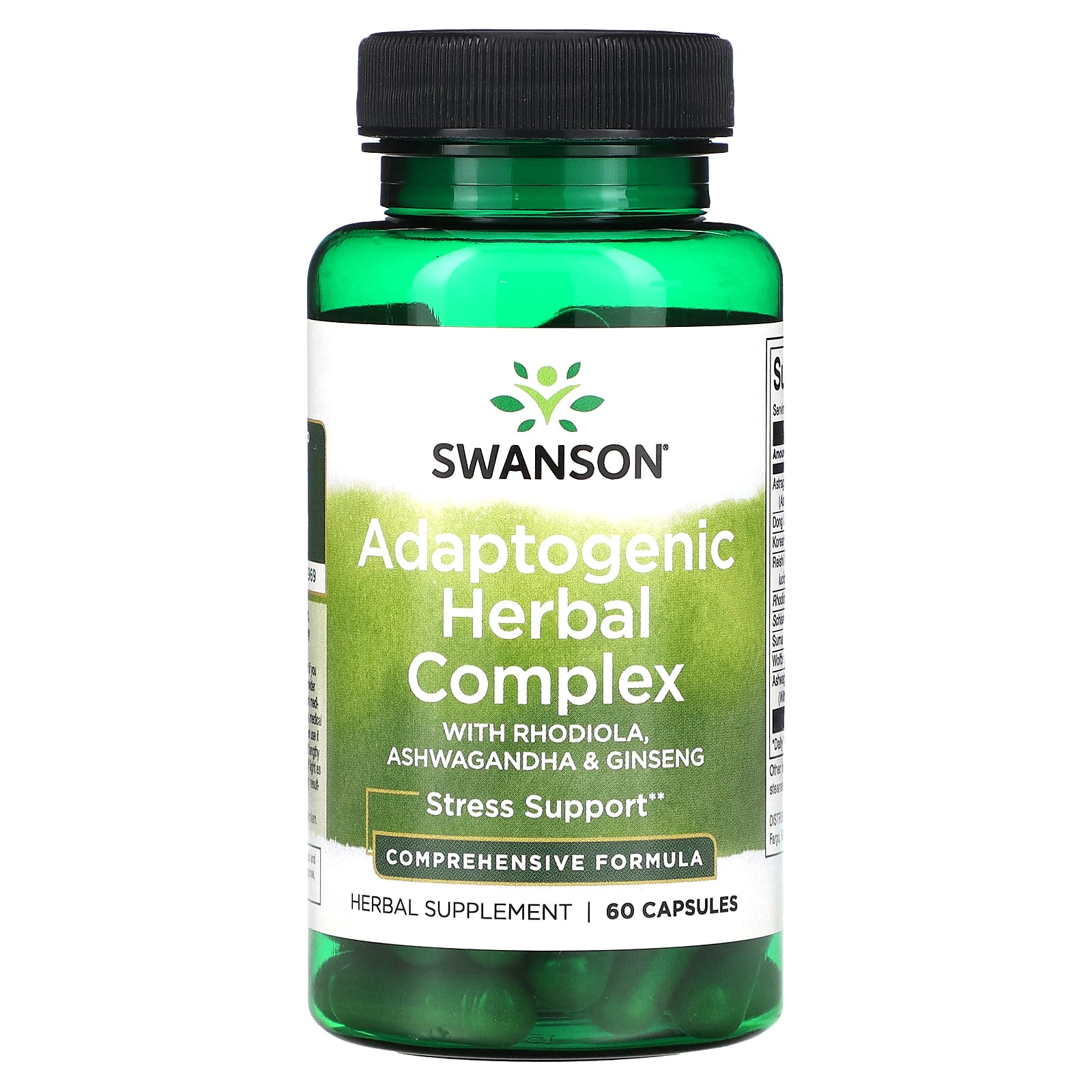 Swanson Adaptogen Herbal Complex with Red Chrysanthemum, Ashwagandha and Ginseng, 60 Capsules
Swanson Adaptogen Herbal Complex with Red Chrysanthemum, Ashwagandha and Ginseng, 60 Capsules