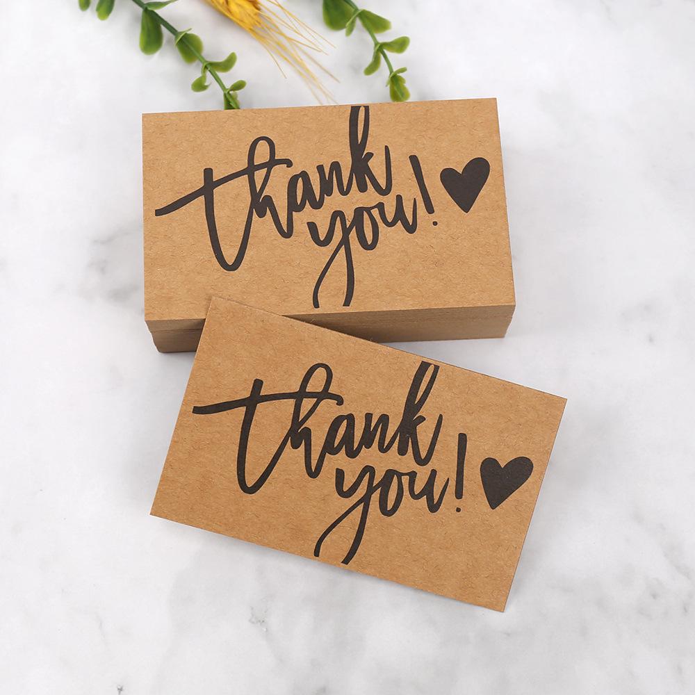 50-Pack Retro Kraft Thank You Cards for Customer Appreciation & Gift Messages
50-Pack Retro Kraft Thank You Cards for Customer Appreciation & Gift Messages