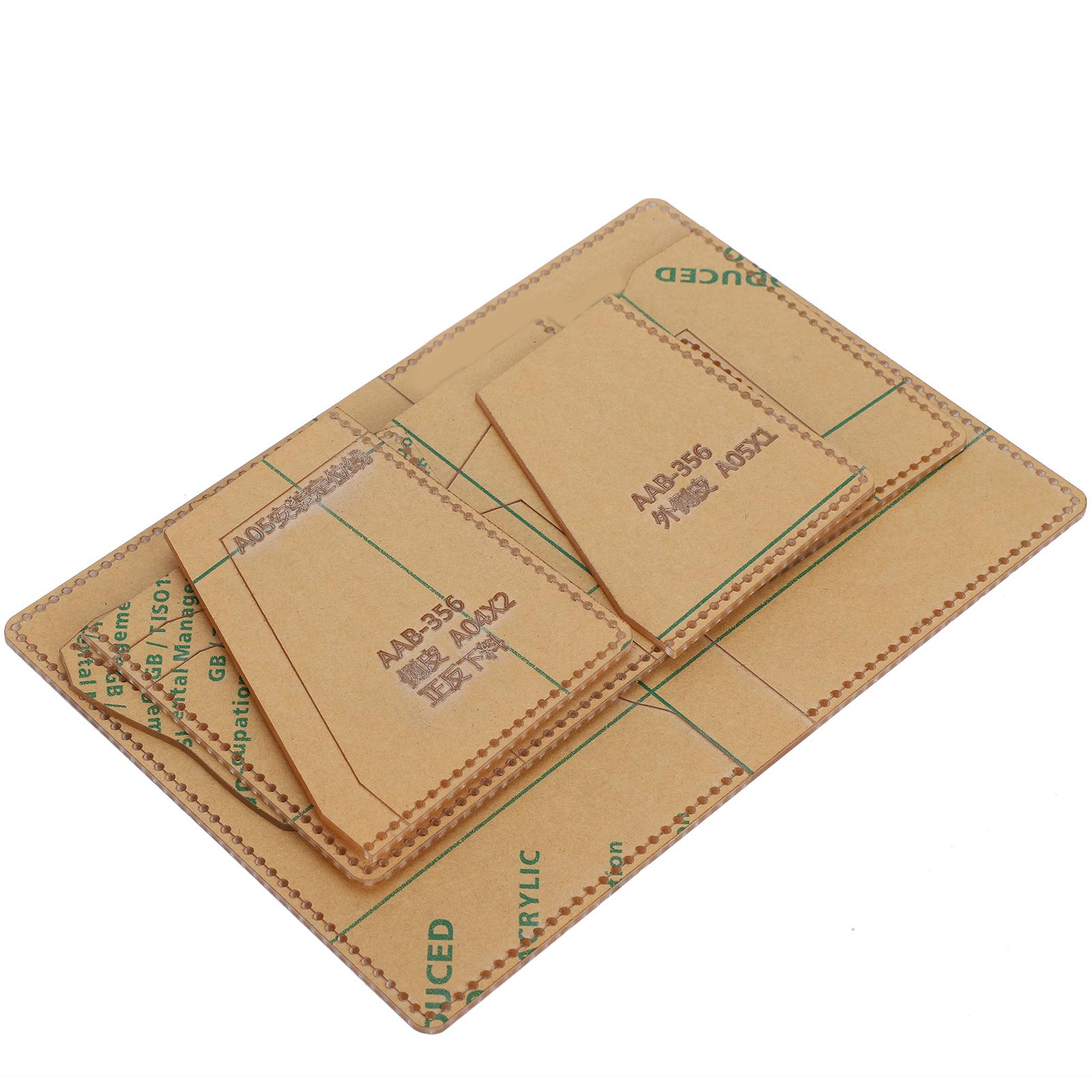 Acrylic Wallet Pattern Stencil Set Handcrafted DIY Acrylic Mold Template Hand Craft Tool
Acrylic Wallet Pattern Stencil Set Handcrafted DIY Acrylic Mold Template Hand Craft Tool