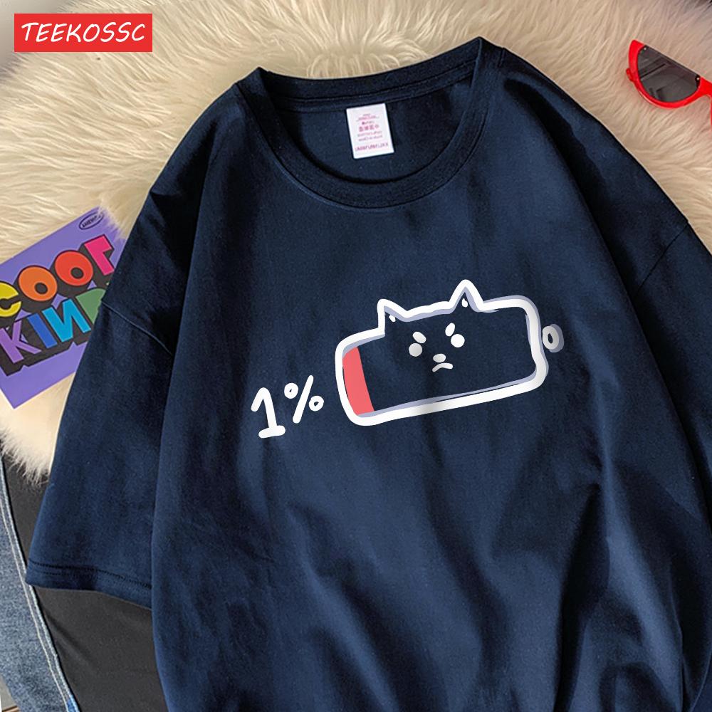 CatS Phone Only Has 1 Battery Leftcotton Women TShirts Cartoons Prints Tops ONeck Soft Oversize Tees Summer Casual Clothes 4XL
CatS Phone Only Has 1 Battery Leftcotton Women TShirts Cartoons Prints Tops ONeck Soft Oversize Tees Summer Casual Clothes 4XL