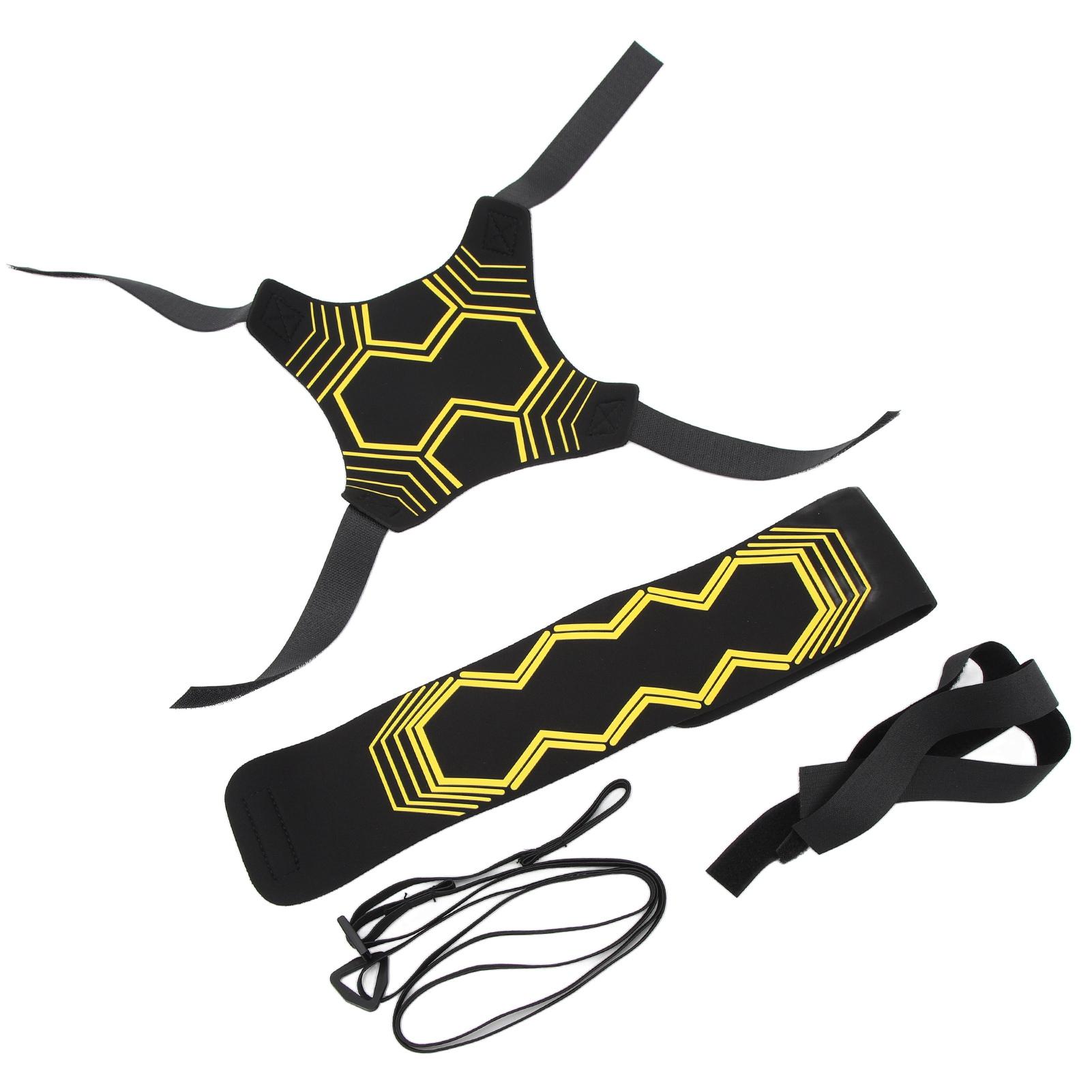 Soccer Throw Trainer Football Training Belt Soccer Skills Practice Equipment Aid for Volleyball Control Juggling Kicking Yellow
Soccer Throw Trainer Football Training Belt Soccer Skills Practice Equipment Aid for Volleyball Control Juggling Kicking Yellow