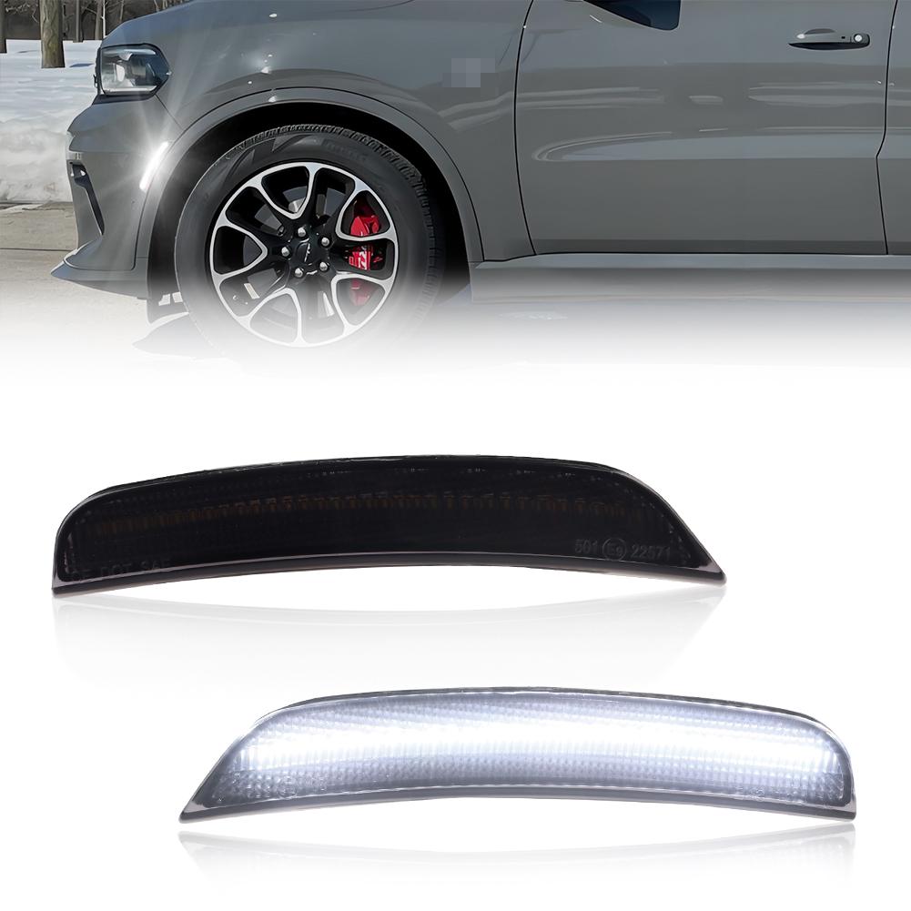 2Pcs For 2021 2022 2023 2024 2025 Dodge Durango Front Bumper Side Marker Light Turn Signal Reflector Light Fender Light W/LED
2Pcs For 2021 2022 2023 2024 2025 Dodge Durango Front Bumper Side Marker Light Turn Signal Reflector Light Fender Light W/LED