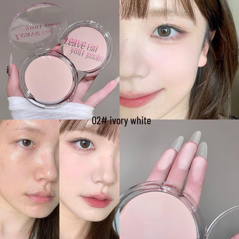 LEAVE GIRL Matte Finishing Compact Powder: Touch-up, Conceal, Long-lasting, Non-transfer, Pore Refining, Skin Brightening Loose Powder.
LEAVE GIRL Matte Finishing Compact Powder: Touch-up, Conceal, Long-lasting, Non-transfer, Pore Refining, Skin Brightening Loose Powder.