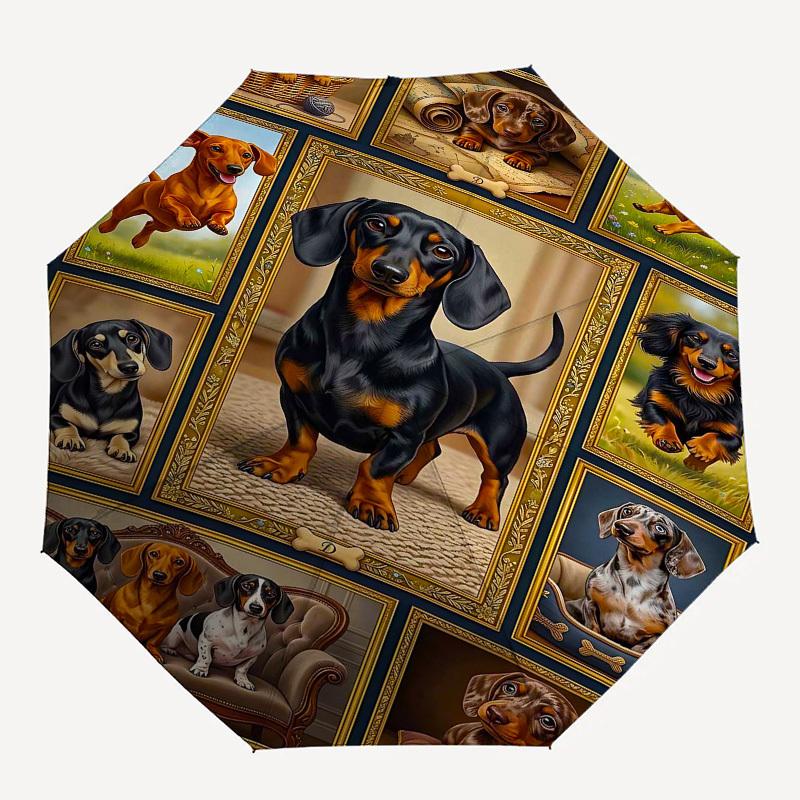 1PC Dachshund Umbrella-8-Rib Reinforced, Automatic Open, Lightweight & Durable, Fashion Accessory for Outdoor, Beach L0362
1PC Dachshund Umbrella-8-Rib Reinforced, Automatic Open, Lightweight & Durable, Fashion Accessory for Outdoor, Beach L0362