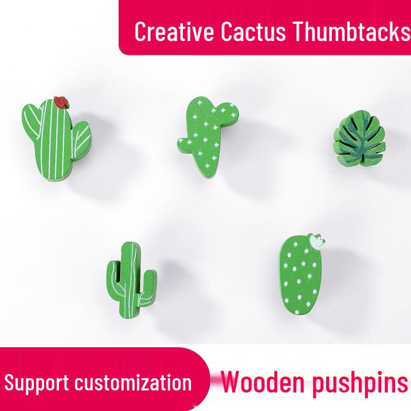 Creative Raw Wood Cactus Pushpin Set: Decorative Message Board Accessories Lotus Wood
Creative Raw Wood Cactus Pushpin Set: Decorative Message Board Accessories Lotus Wood