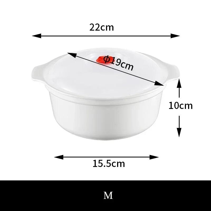 Microwave Oven Special Box Heated Soup Pot with Lid Dumpling Rice Lnstant Noodle Ramen Bowl Cooking Food Container Kitchen Tools
Microwave Oven Special Box Heated Soup Pot with Lid Dumpling Rice Lnstant Noodle Ramen Bowl Cooking Food Container Kitchen Tools