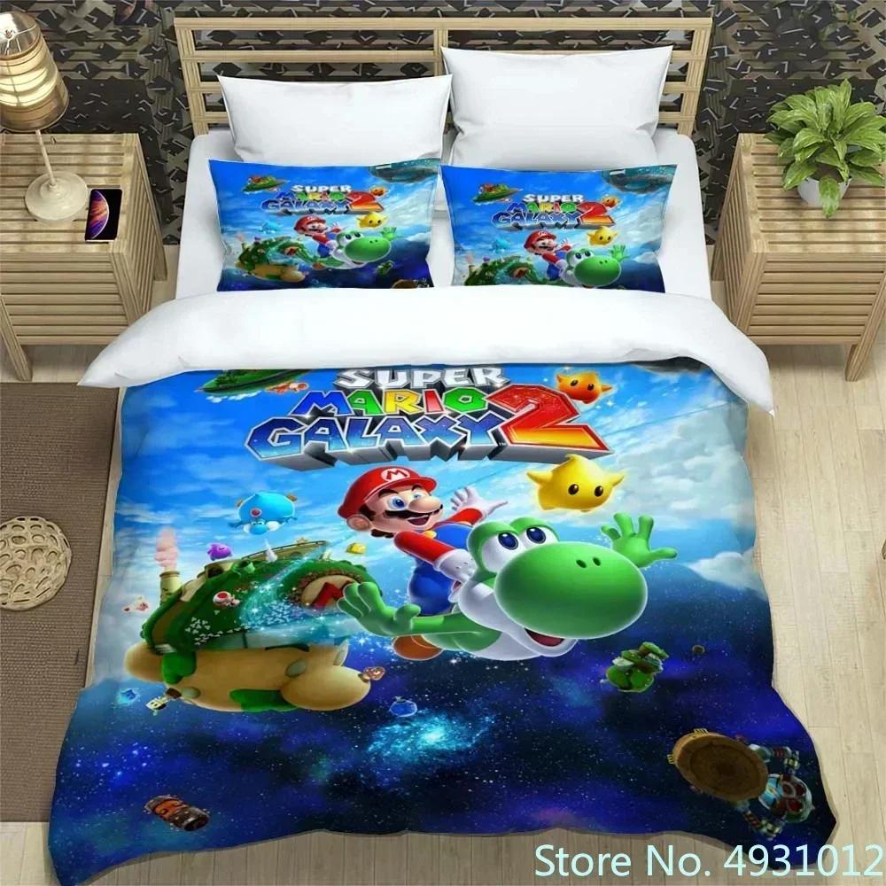 Anime Jumpman Super Mario Children Bedding Set Pillowcase Bedclothes Cartoon 3D Printed Kids Adult Boys Quilt Duvet Cover Gift AU Single(140*210cm)3pcs
Anime Jumpman Super Mario Children Bedding Set Pillowcase Bedclothes Cartoon 3D Printed Kids Adult Boys Quilt Duvet Cover Gift AU Single(140*210cm)3pcs
