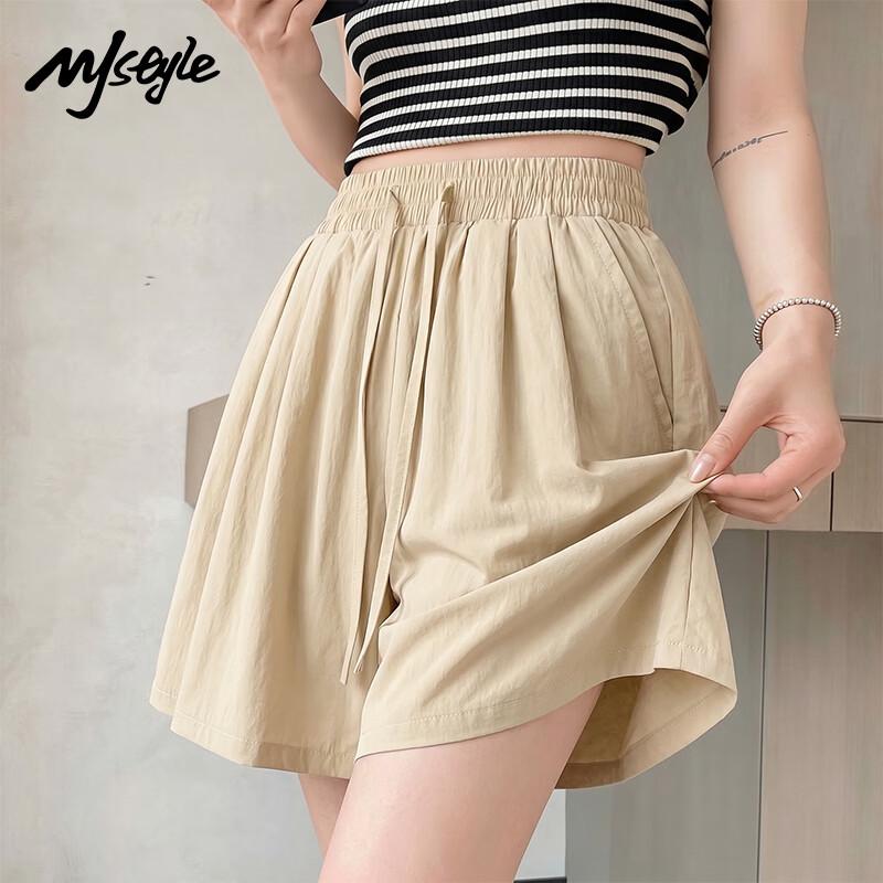 MJ STYLE Women s Ice Silk Wide-Leg Casual Shorts M
MJ STYLE Women s Ice Silk Wide-Leg Casual Shorts M