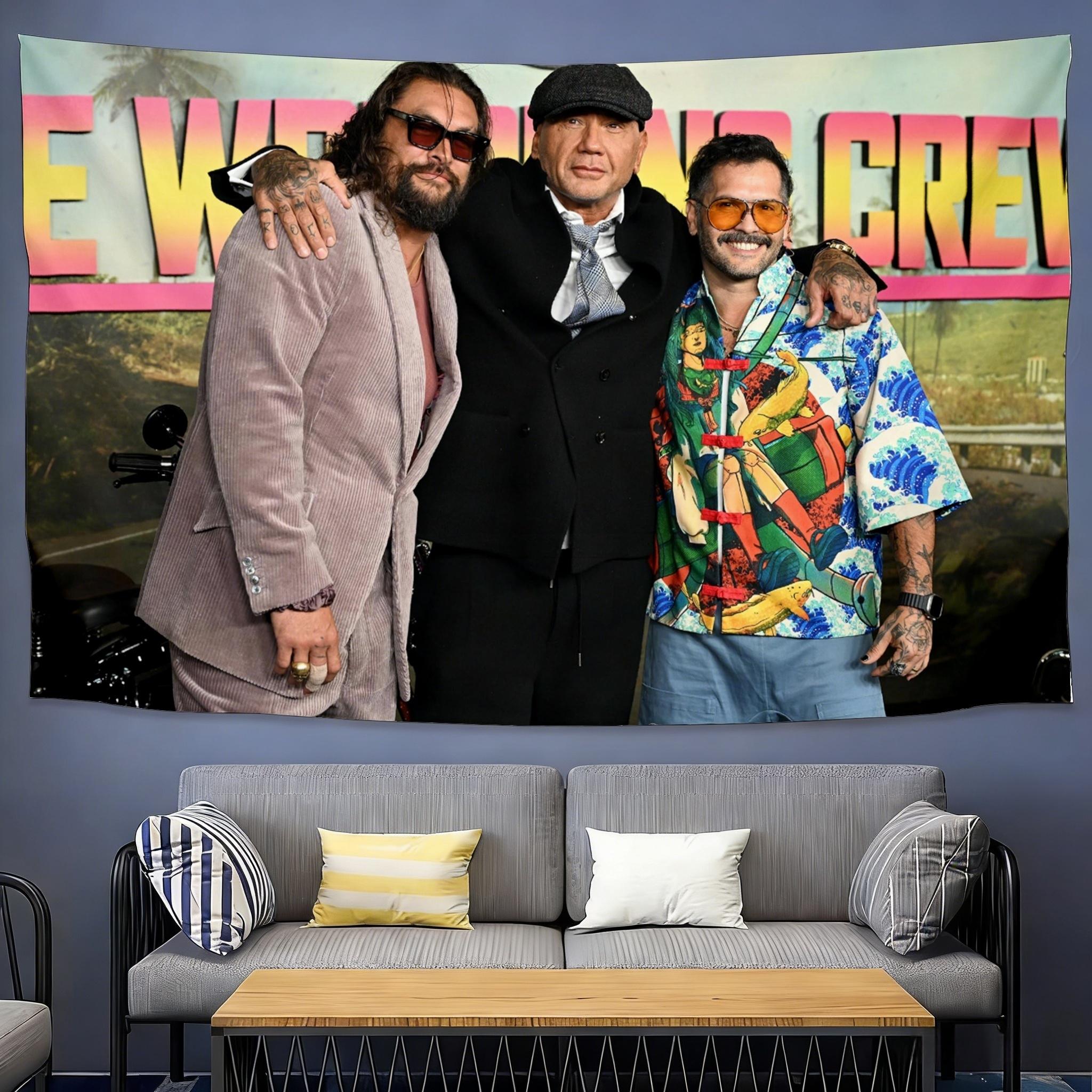 The Wrecking Crew Tapestry with Jason Momoa Movie Stills Wall Hanging for Bedroom Dorm Living Room Decor 74x94cm(29x37in)
The Wrecking Crew Tapestry with Jason Momoa Movie Stills Wall Hanging for Bedroom Dorm Living Room Decor 74x94cm(29x37in)