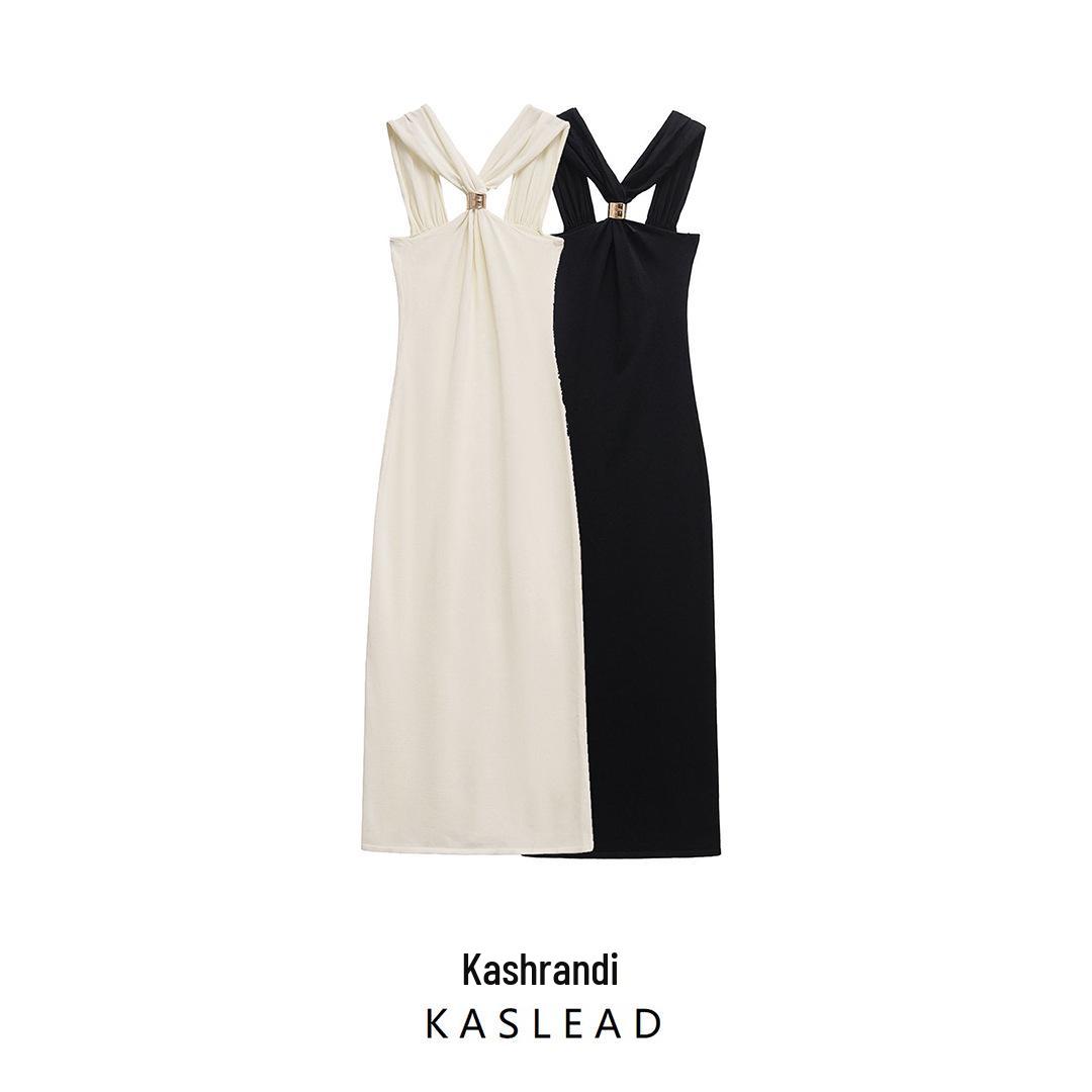 Women s Gold Embellished Halter Neck Knitted Dress - Spring 2025 European & American Style Small
Women s Gold Embellished Halter Neck Knitted Dress - Spring 2025 European & American Style Small