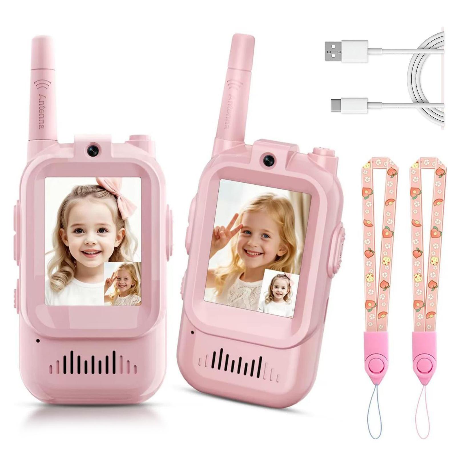 2pcs Visual children s wireless video intercom Portable USB Call Cartoon Intercom Walkies Talkies For Kids Electronic Toys
2pcs Visual children s wireless video intercom Portable USB Call Cartoon Intercom Walkies Talkies For Kids Electronic Toys