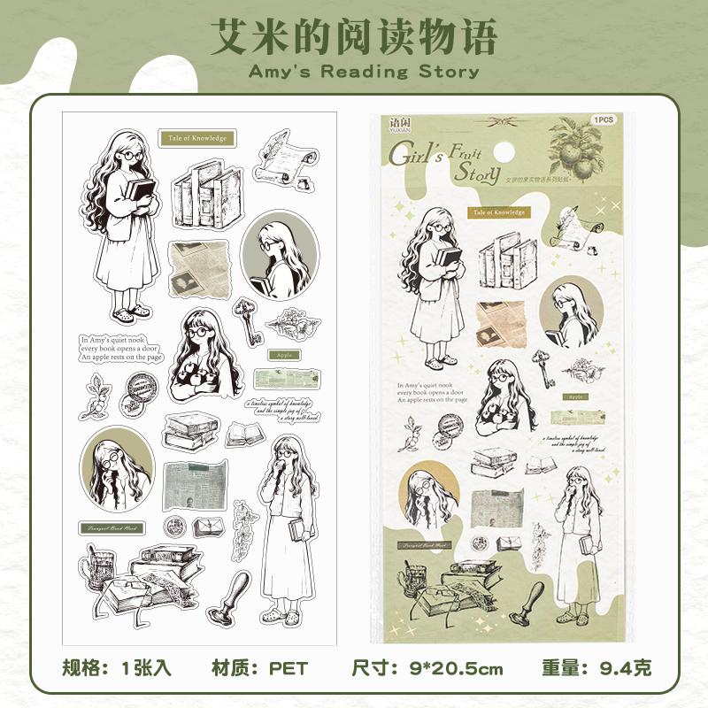 1 PC Girl s Fruit Story Series PET Die Cutting Scrapbooking Sticker Decor Journal Supplies Aesthetics Stationery Sticker
1 PC Girl s Fruit Story Series PET Die Cutting Scrapbooking Sticker Decor Journal Supplies Aesthetics Stationery Sticker