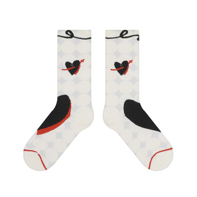 Sock Kids Double Round Mouth Love Game Series Color-Contrasting Trendy Socks Cotton Mid-Calf Length Socks 1 pair
Sock Kids Double Round Mouth Love Game Series Color-Contrasting Trendy Socks Cotton Mid-Calf Length Socks 1 pair