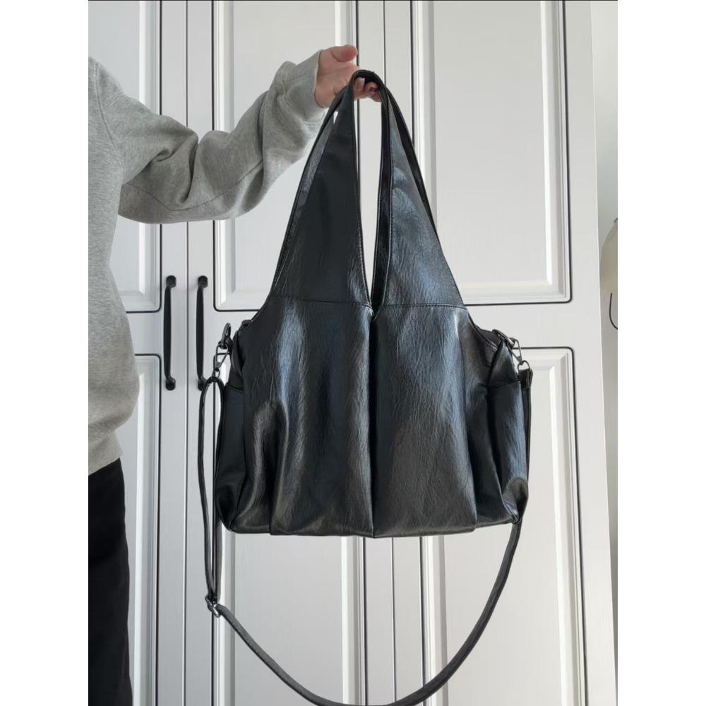 Cross-border Large-capacity Bag 2026 New Shoulder Bag Soft-sided Casual Retro Black Tote Bag Messenger Bag Bag Women чёрный
Cross-border Large-capacity Bag 2026 New Shoulder Bag Soft-sided Casual Retro Black Tote Bag Messenger Bag Bag Women чёрный
