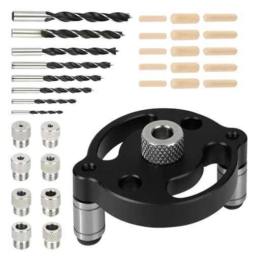 Drill Guide Drill Stand Vertical Drilling Dowel Hole Fixture Kit SENJWARM with 2/3/4/5/6/8/9/10mm Sleeves Drill Positioning Guide Woodworking Tool Rus
Drill Guide Drill Stand Vertical Drilling Dowel Hole Fixture Kit SENJWARM with 2/3/4/5/6/8/9/10mm Sleeves Drill Positioning Guide Woodworking Tool Rus