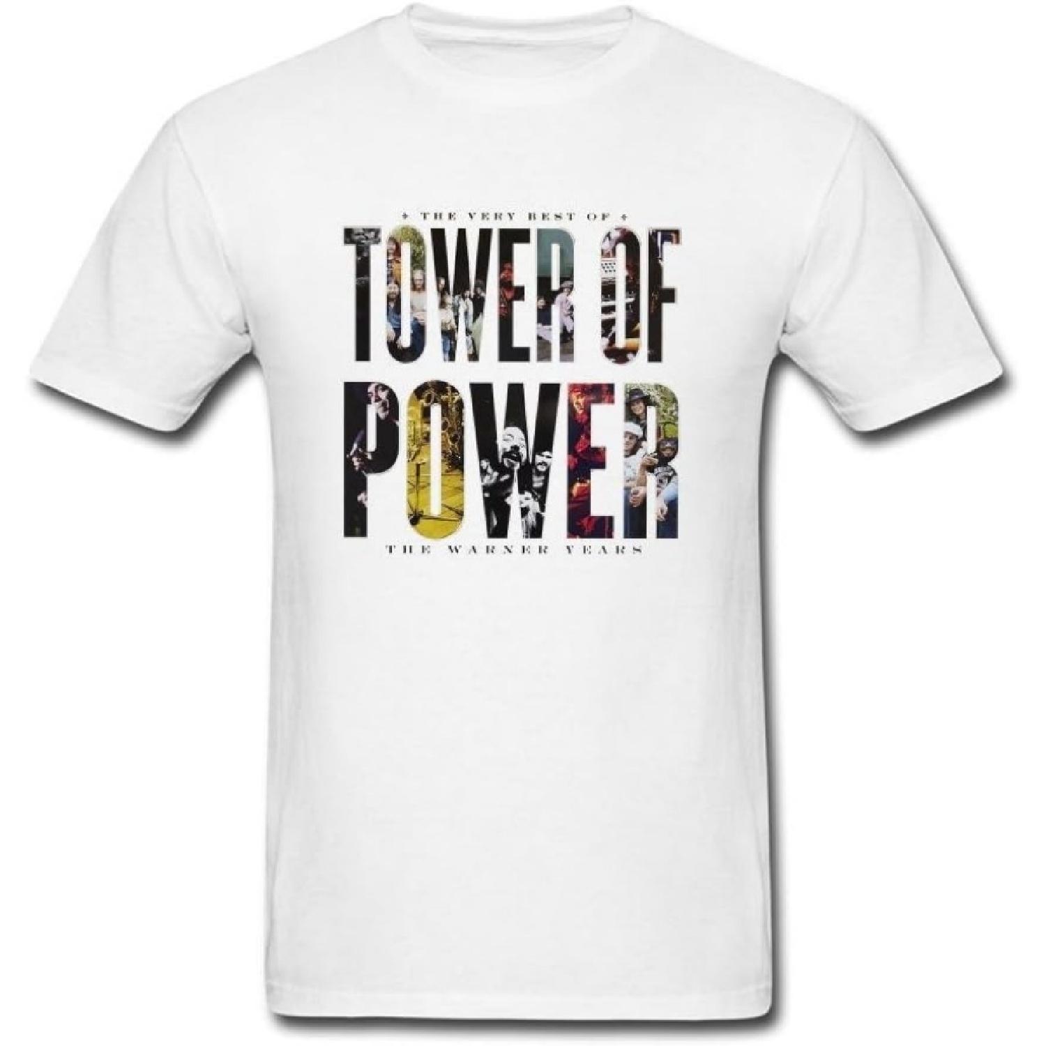 SUNRAIN Men s Tower Of Power Band Logo T Shirt XXL XXXXXL білий
SUNRAIN Men s Tower Of Power Band Logo T Shirt XXL XXXXXL білий