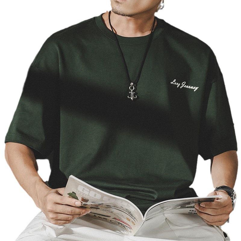Short Sleeve Men s Cotton Loose Printed Top Crew Neck Versatile T-Shirts Men’s 3XL зелений
Short Sleeve Men s Cotton Loose Printed Top Crew Neck Versatile T-Shirts Men’s 3XL зелений