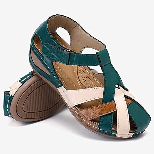 Модные женские сандалии, непромокаемые круглые женские тапочки без шнуровки, повседневные удобные уличные модные летние женские туфли больших размеров 43 зелёный
Модные женские сандалии, непромокаемые круглые женские тапочки без шнуровки, повседневные удобные уличные модные летние женские туфли больших размеров 43 зелёный