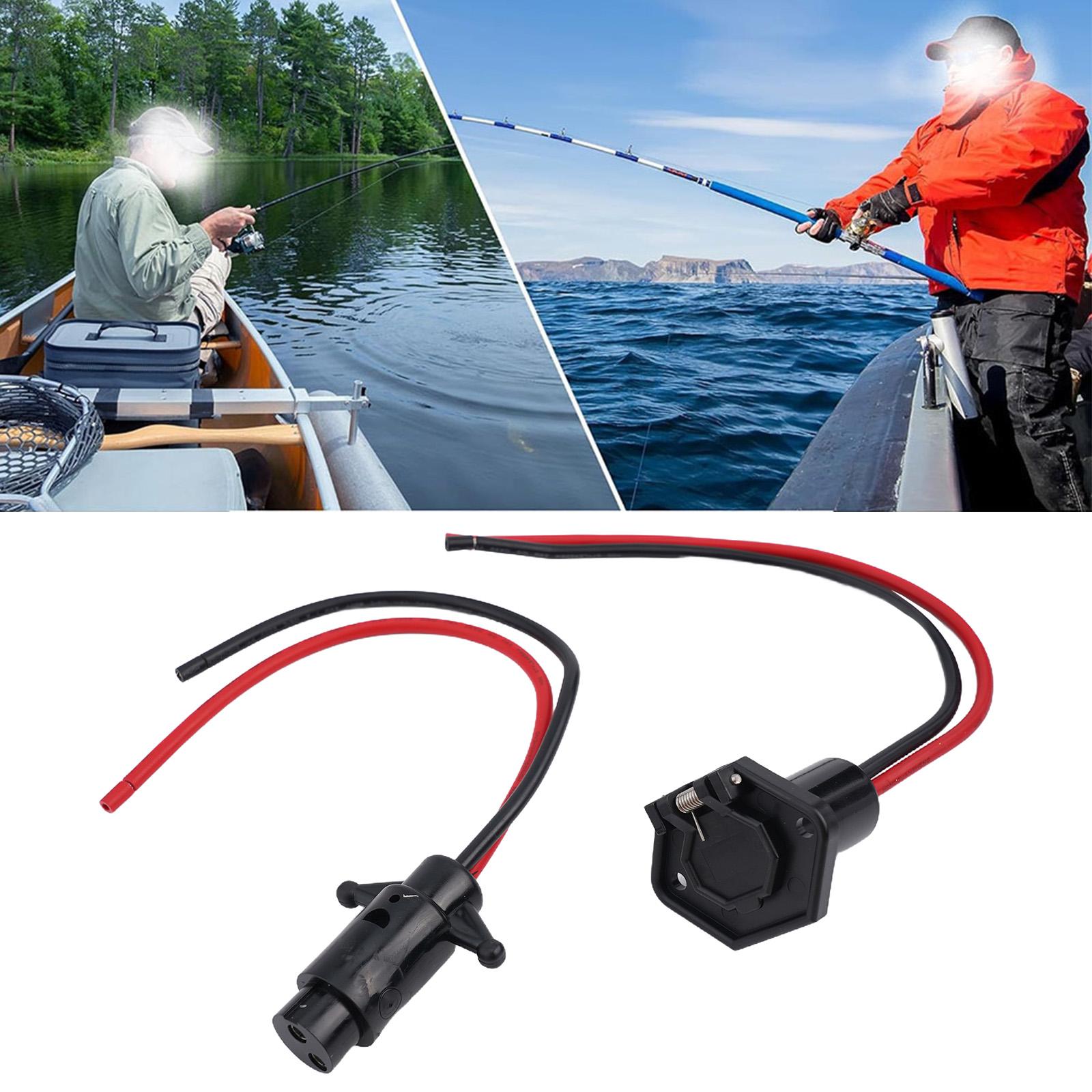 - Розетка 10AWG Вилка троллингового двигателя - Вилка-мама A
- Розетка 10AWG Вилка троллингового двигателя - Вилка-мама A