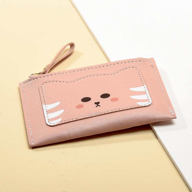 New women s wallet short cute cartoon multi-functional change bag student zipper multi-card card bag рожевий
New women s wallet short cute cartoon multi-functional change bag student zipper multi-card card bag рожевий