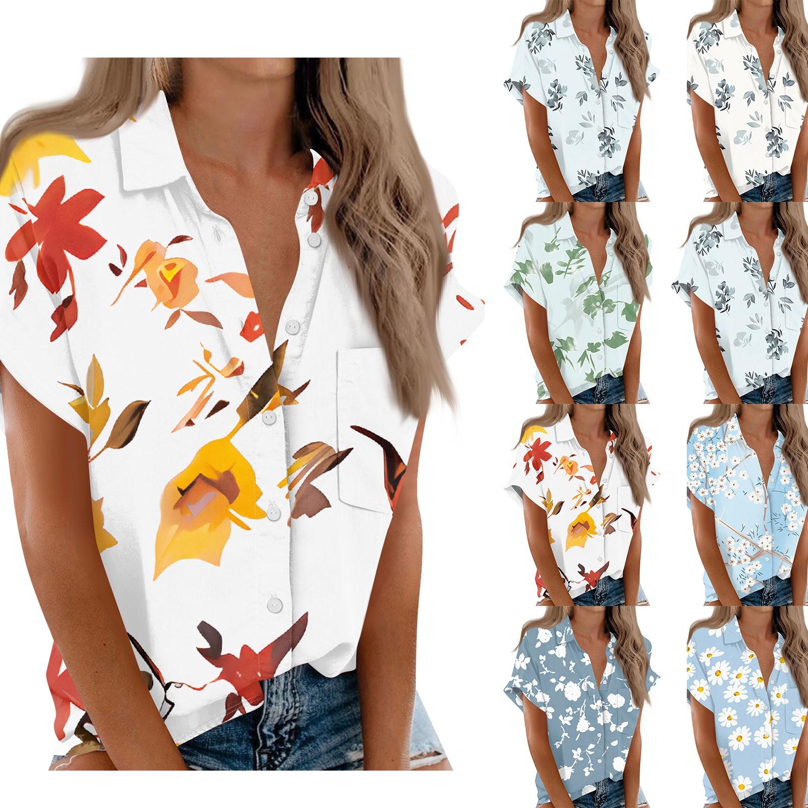 Women s Short Sleeved Shirt, Daily Fashion Printed Button Top, Chest Pocket Cardigan XXL зелений
Women s Short Sleeved Shirt, Daily Fashion Printed Button Top, Chest Pocket Cardigan XXL зелений