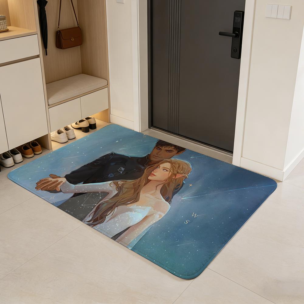 book A-Acotar Court Mist and Fury Floor Mat Flannel Door Mat Non-Slip Absorbent Washable Indoor Home Rug 40x60cm
book A-Acotar Court Mist and Fury Floor Mat Flannel Door Mat Non-Slip Absorbent Washable Indoor Home Rug 40x60cm