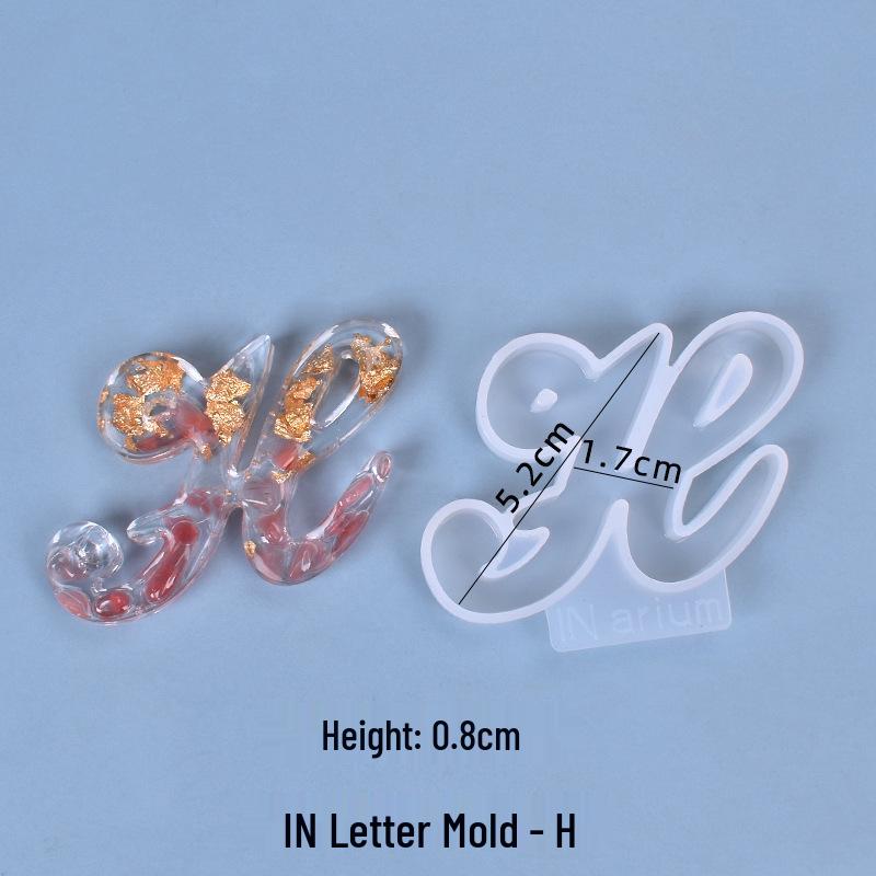 Poppy DIY Crystal Epoxy Mold: Personalized 26-Letter Keychain Display Stand Silicone Mold
Poppy DIY Crystal Epoxy Mold: Personalized 26-Letter Keychain Display Stand Silicone Mold