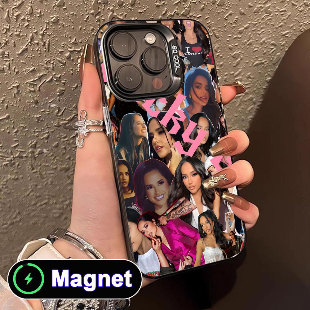 Fashion Becky G Translucent MagSafe Mobile Phone Case for iPhone 17 16 15 14 13 12 11 Air Pro Max Plus Colorful Cover iPhone 11
Fashion Becky G Translucent MagSafe Mobile Phone Case for iPhone 17 16 15 14 13 12 11 Air Pro Max Plus Colorful Cover iPhone 11