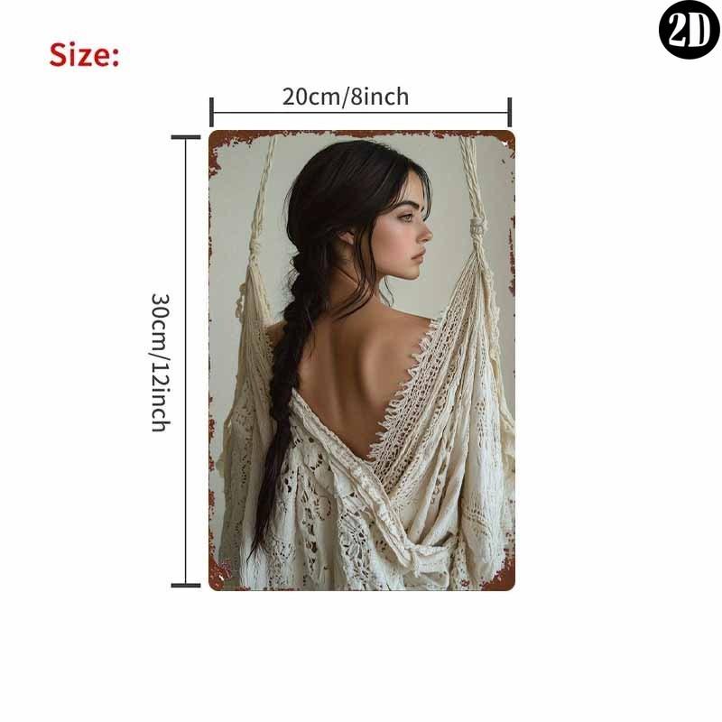 Vintage Lace Bralette Retro Tin Sign for Bedroom Bar Garage Garden Decor 20x30cm
Vintage Lace Bralette Retro Tin Sign for Bedroom Bar Garage Garden Decor 20x30cm