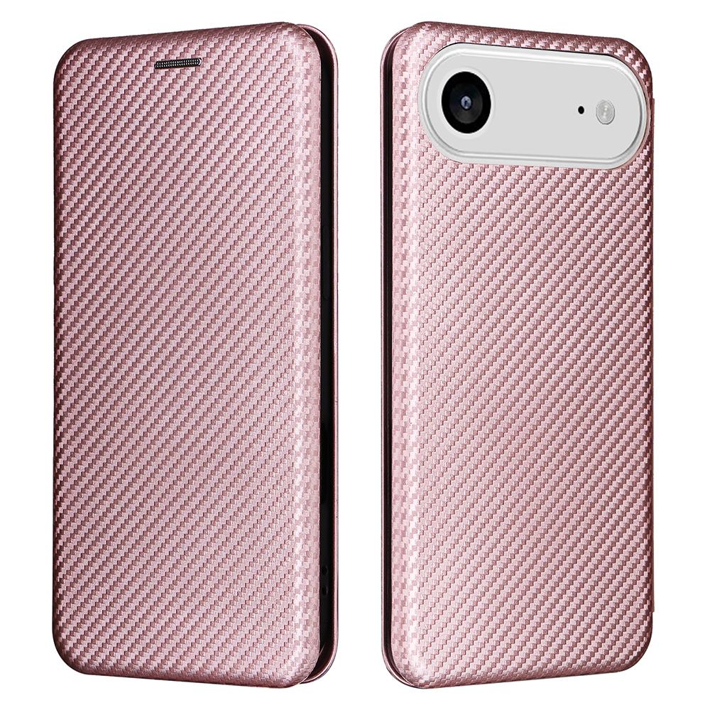 For iPhone 17 Air Case Carbon Fiber Texture Drop-Proof PU Leather Phone Cover Rose Gold
For iPhone 17 Air Case Carbon Fiber Texture Drop-Proof PU Leather Phone Cover Rose Gold