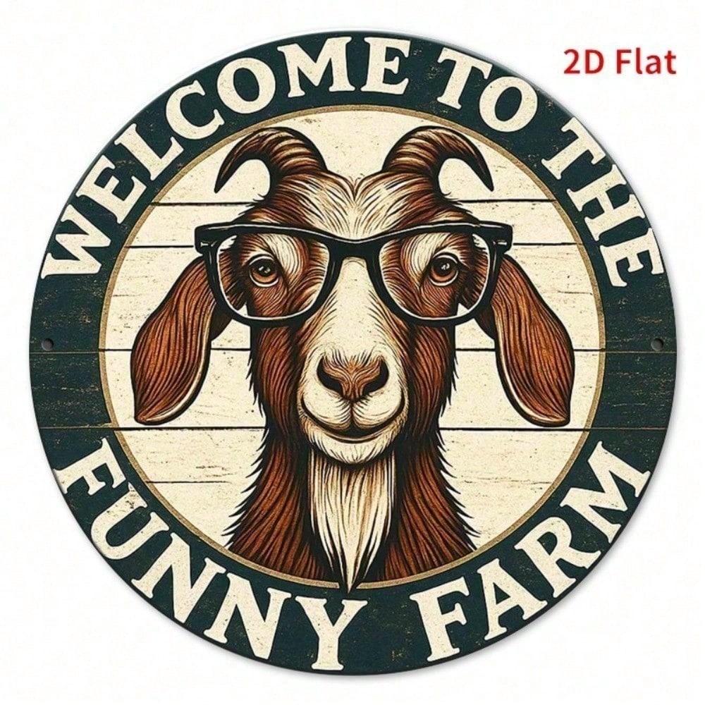 Funny Farm Vintage Metal Tin Sign 8x8 Inch Retro Wall Decor for Kitchen Pub Bar Garage Man Cave різнокольоровий
Funny Farm Vintage Metal Tin Sign 8x8 Inch Retro Wall Decor for Kitchen Pub Bar Garage Man Cave різнокольоровий