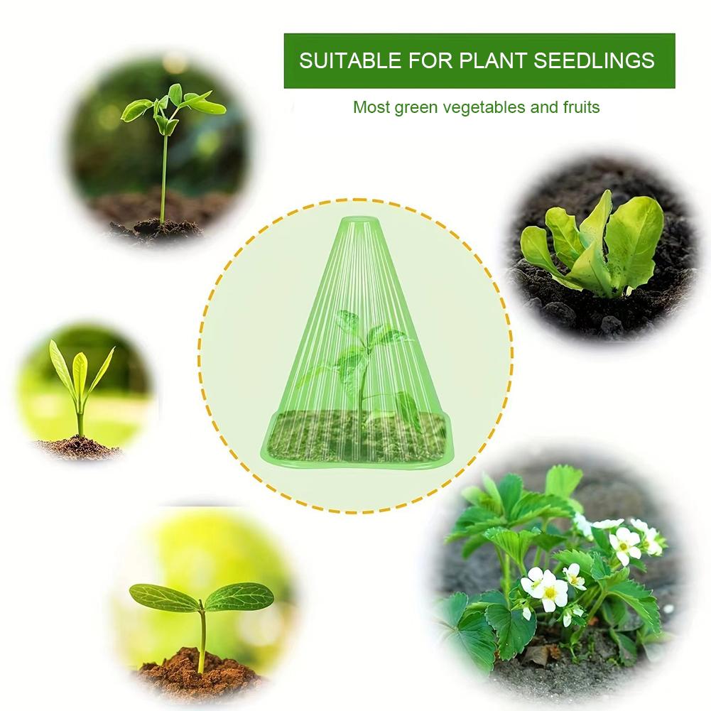 Plant Covers with Ventilation Top Garden Cloches Plant Bell Cover Sunscreen Frost Guard Freeze Protection for Yard Farm Garden
Plant Covers with Ventilation Top Garden Cloches Plant Bell Cover Sunscreen Frost Guard Freeze Protection for Yard Farm Garden