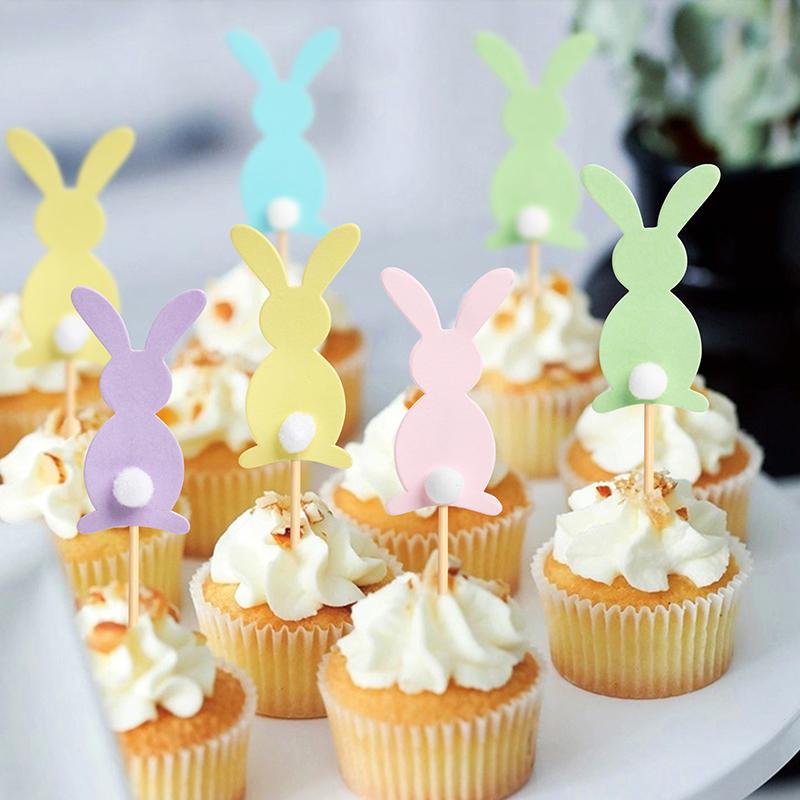 5/10pcs Cute colorful Rabbit Cupcake Toppers Happy Easter Bunny Cake Topper Kids Birthday Party Favors Easter Cake Decorations
5/10pcs Cute colorful Rabbit Cupcake Toppers Happy Easter Bunny Cake Topper Kids Birthday Party Favors Easter Cake Decorations