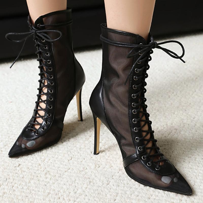 Sexy Lace Ankle Boots for Women Black White Short Dance Jazz Boot Point toe High Heel Party Shoes Lady Big Size 45 2025 Summer 39 білий
Sexy Lace Ankle Boots for Women Black White Short Dance Jazz Boot Point toe High Heel Party Shoes Lady Big Size 45 2025 Summer 39 білий