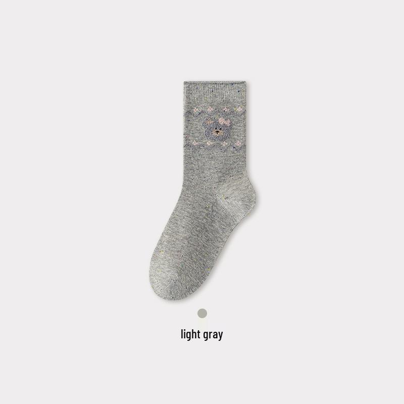 Retro Cartoon Dot Jacquard Women s Mid-Calf Socks – Thickened, Sweat-Absorbent, Breathable, Warm, Versatile for Autumn/Winter. One Size светло-серый
Retro Cartoon Dot Jacquard Women s Mid-Calf Socks – Thickened, Sweat-Absorbent, Breathable, Warm, Versatile for Autumn/Winter. One Size светло-серый
