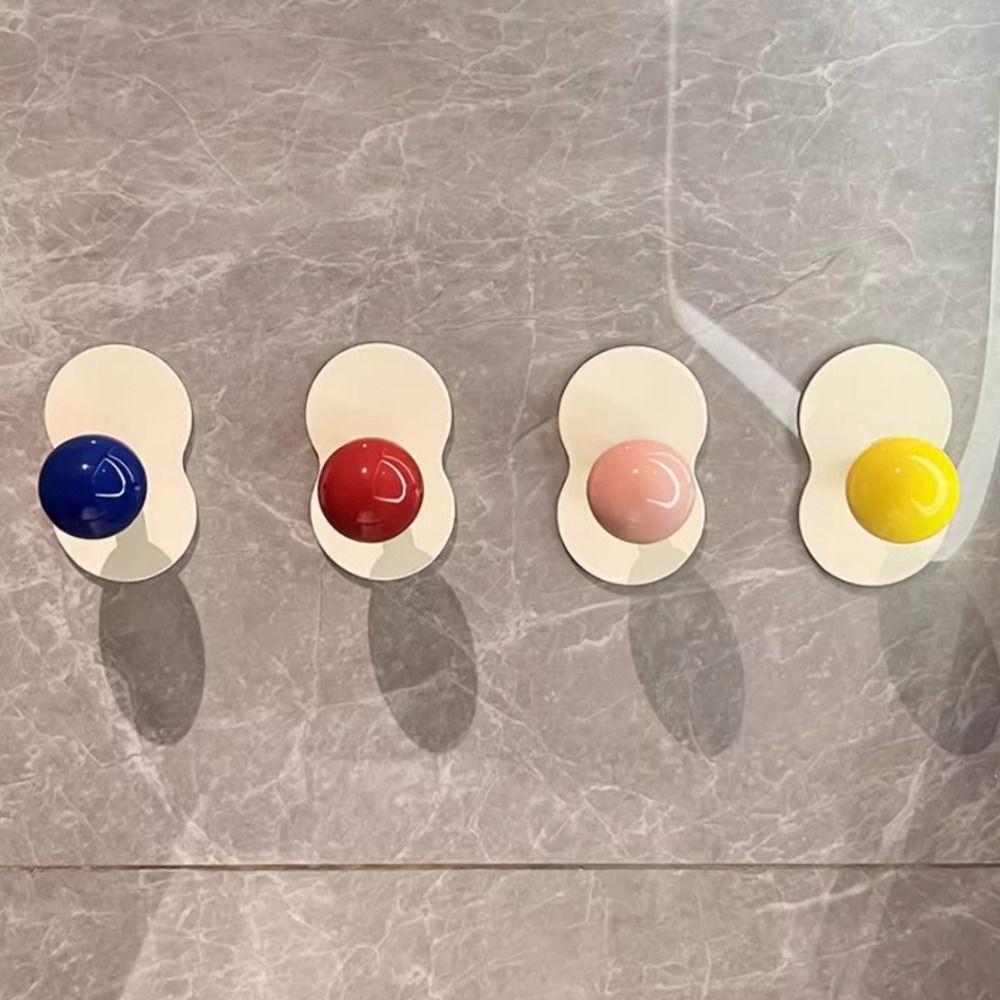 4pcs Spherical Adhesive Wall Hook Punch-free Clothes Hook Practical Wall Sticky Hooks Kitchen
4pcs Spherical Adhesive Wall Hook Punch-free Clothes Hook Practical Wall Sticky Hooks Kitchen