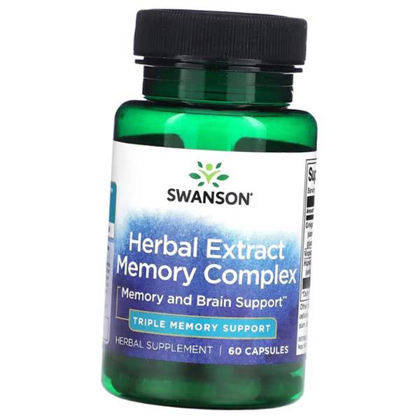 Рослинний екстракт для пам яті, Herbal Extract Memory Complex, Swanson 60капс (71280353) 60caps
Рослинний екстракт для пам яті, Herbal Extract Memory Complex, Swanson 60капс (71280353) 60caps