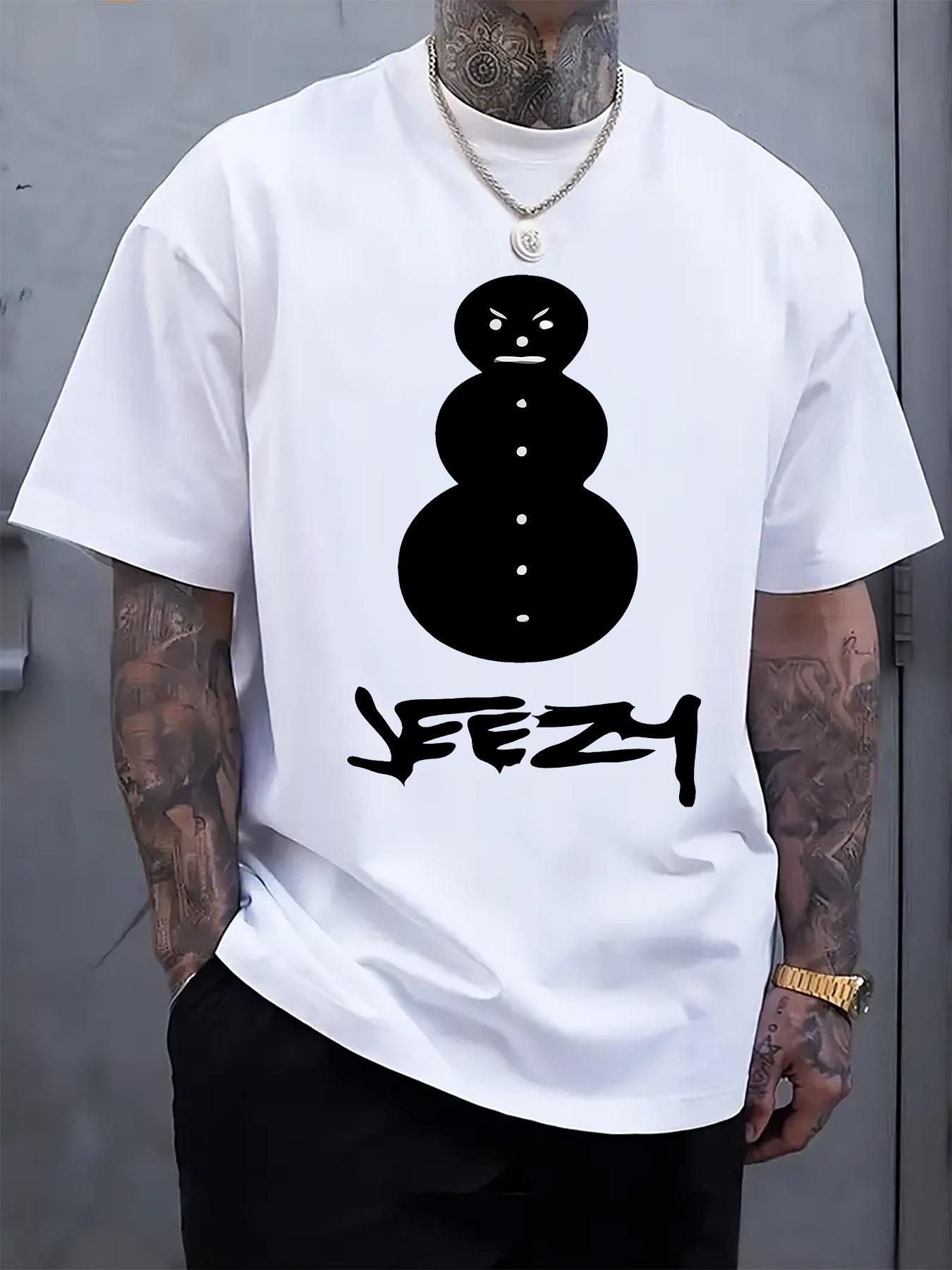 Dark Angry Snowman Print Round Neck Short Sleeve T-shirt XL
Dark Angry Snowman Print Round Neck Short Sleeve T-shirt XL