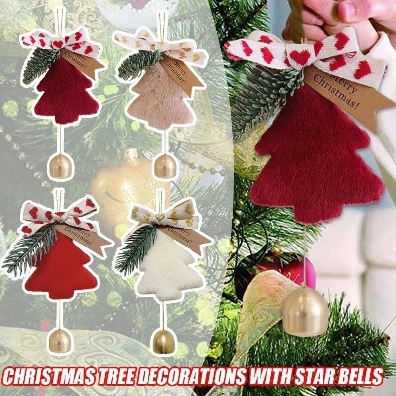 Creative Plush Christmas Tree Bell Pendant New Year Party Atmosphere Ornaments Creative Doorbell Xmas Home Decoration
Creative Plush Christmas Tree Bell Pendant New Year Party Atmosphere Ornaments Creative Doorbell Xmas Home Decoration